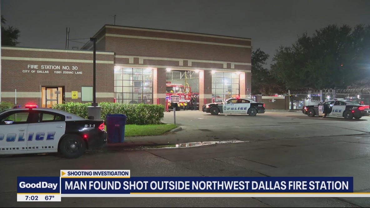 Man walks to Dallas fire station after being shot while in vehicle